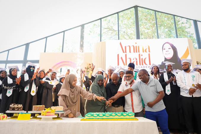 Amina Khalid Academy graduation